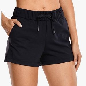 Lululemon Athletica Womens On The Fly Black Shorts